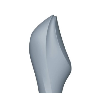 Wibrator 3w1 Satisfyer Curvy Trinity 3 niebieskoszary
