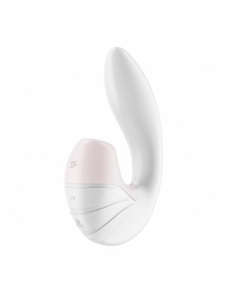 Wibrator Satisfyer Supernova regulowany biały silikonowy USB 17 cm