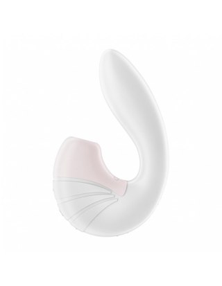 Wibrator Satisfyer Supernova regulowany biały silikonowy USB 17 cm