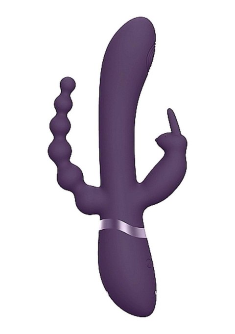 Wibrator króliczek Vive Rini fioletowy silikonowy USB 22 cm
