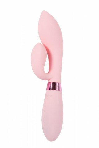 Wibrator króliczek silikonowy Indeep Juna różowy USB 21,5 cm