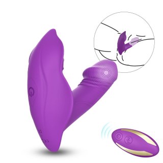 Wibrator punktu G dyskretny silikonowy Joy Whistle fioletowy USB