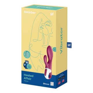 Wibrator silikonowy Satisfyer Heated Affair z ogrzewaniem i aplikacją