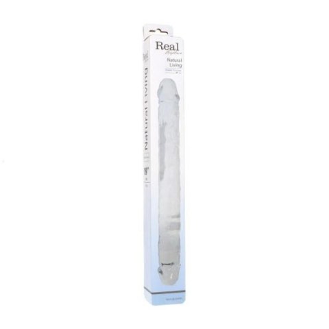 Dildo podwójne Real Rapture TPR 48 cm