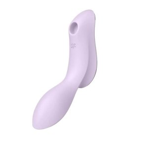Wibrator Satisfyer Curvy Trinity 2 fioletowy z falami ciśnienia
