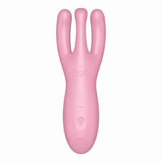 Wibrator Satisfyer Threesome 4 Connect App różowy USB