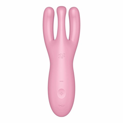 Wibrator Satisfyer Threesome 4 Connect App różowy USB