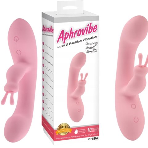 Wibrator króliczek Aphrovibe silikonowy USB 19,5 cm