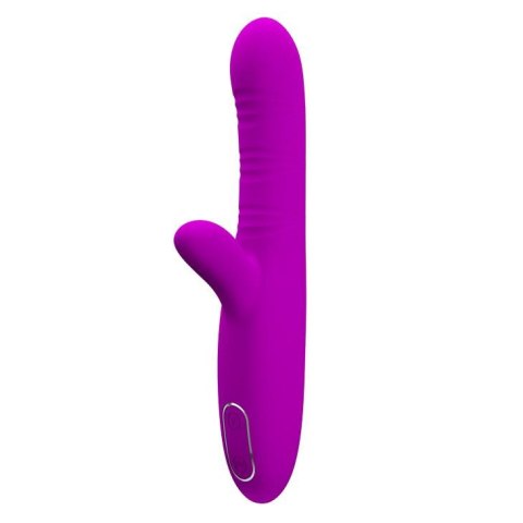 Wibrator punktu G Pretty Love Angelique fioletowy silikonowy USB