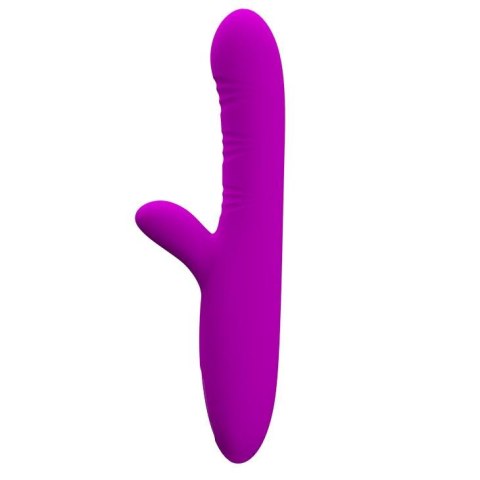 Wibrator punktu G Pretty Love Angelique fioletowy silikonowy USB