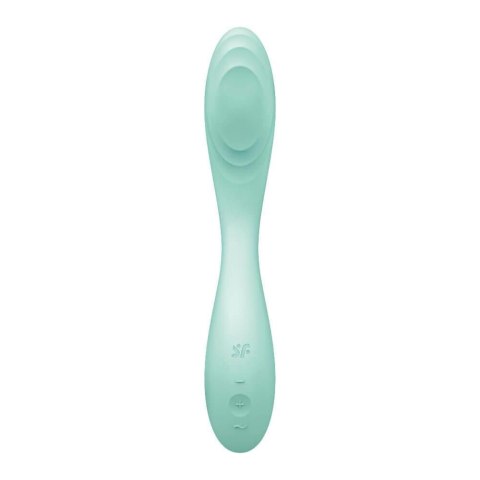 Wibrator punktu G Satisfyer Rolling Pleasure miętowy 22 cm USB