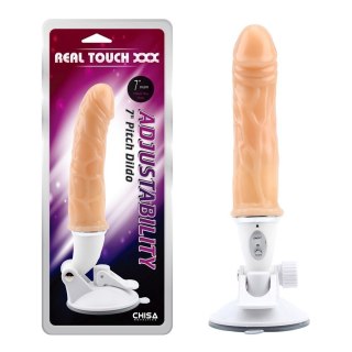 Wibrator realistyczny z regulowaną przyssawką Real Touch XXX cielisty 23 cm