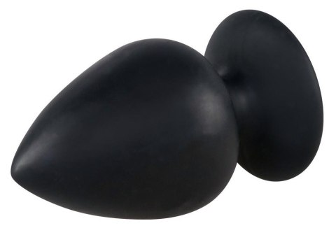 Korek analny Black Velvets silikonowy duży z przyssawką 14 cm