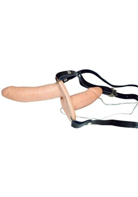 Strap on Duo z podwójnym wibratorem You2Toys 27 5 cm