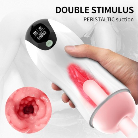 Masturbator wibrujący B Series Fox 8 trybów interaktywny USB