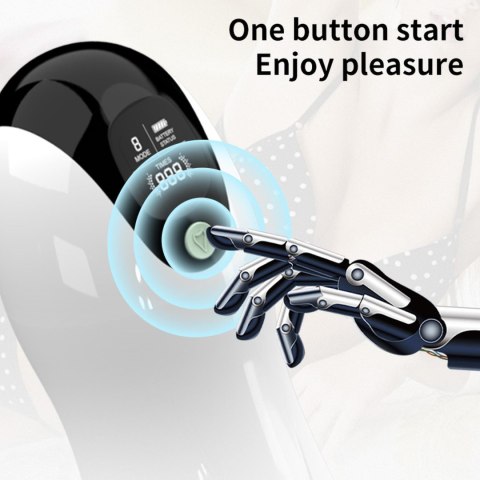 Masturbator wibrujący B Series Fox 8 trybów interaktywny USB