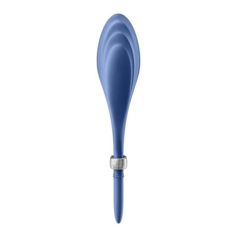 Pierścień erekcyjny regulowany wibrujący Satisfyer Duelist niebieski USB