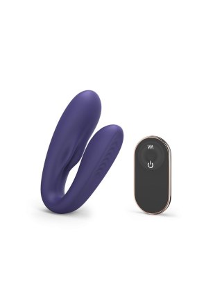Stymulator łechtaczki Love to Love Match Up indygo 9cm z pilotem