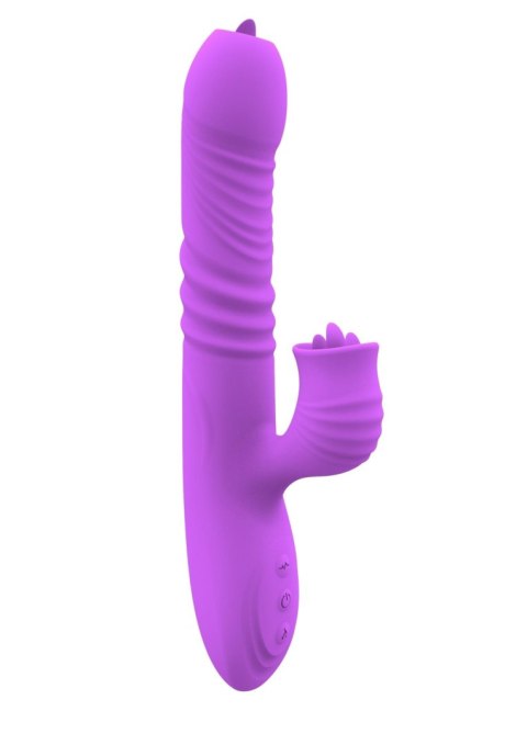 Wibrator Lyla silikonowy fioletowy USB 21 cm