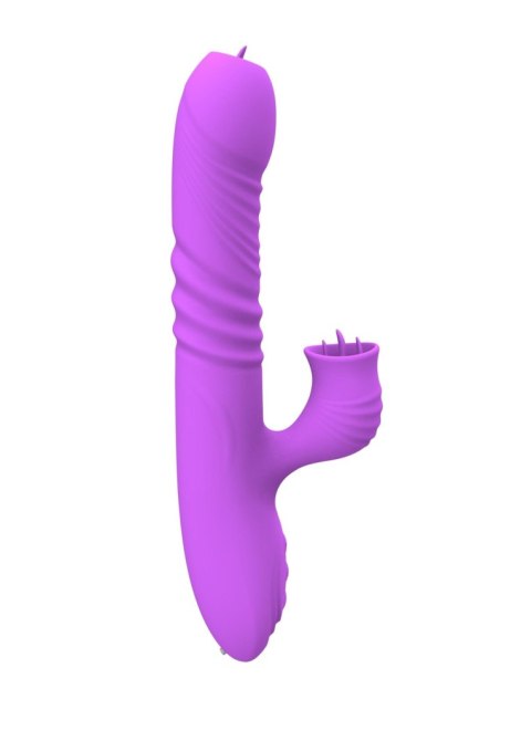 Wibrator Lyla silikonowy fioletowy USB 21 cm