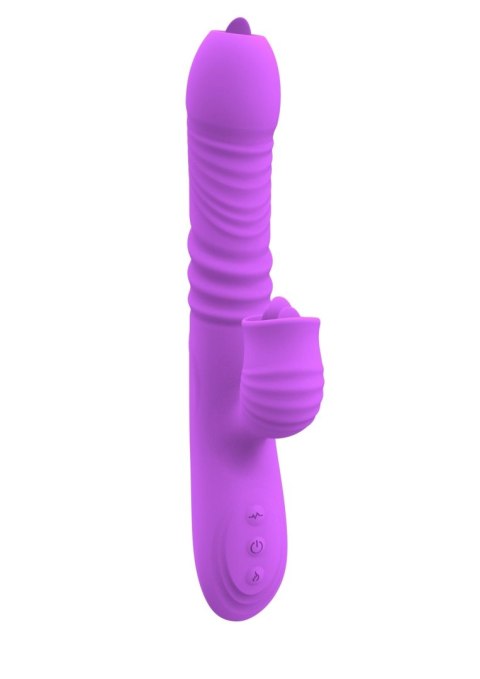 Wibrator Lyla silikonowy fioletowy USB 21 cm