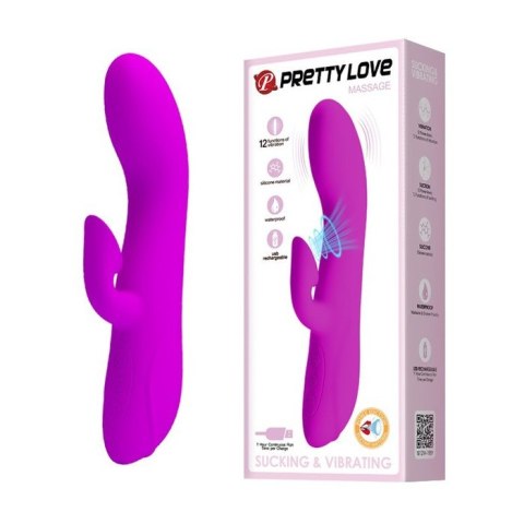 Wibrator króliczek Pretty Love Desirable Flirt silikonowy 12 funkcji USB