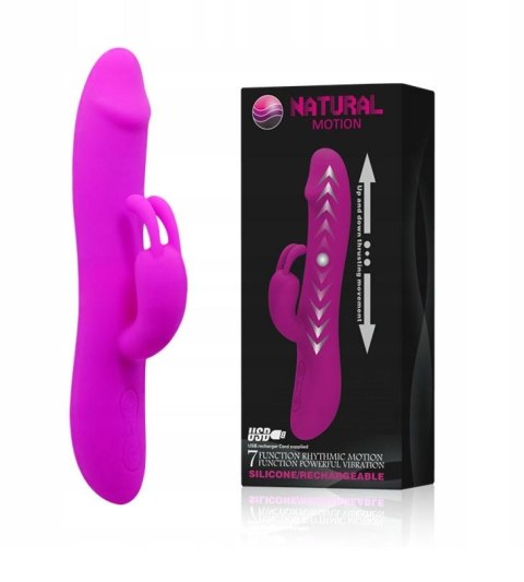 Wibrator króliczek Pretty Love Natural Motion posuwisty 20 cm USB