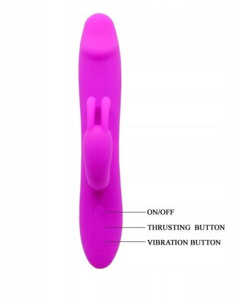 Wibrator króliczek Pretty Love Natural Motion posuwisty 20 cm USB