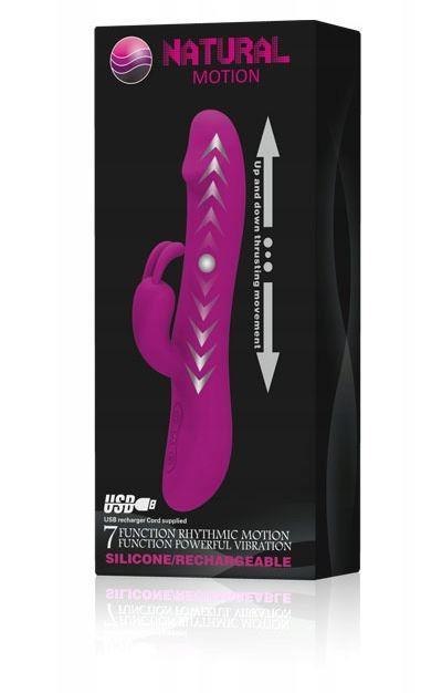 Wibrator króliczek Pretty Love Natural Motion posuwisty 20 cm USB