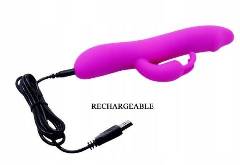 Wibrator króliczek Pretty Love Natural Motion posuwisty 20 cm USB