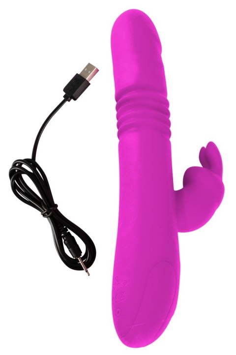 Wibrator króliczek Thrusting Pearl Sweet Smile USB