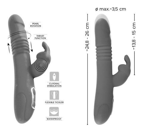 Wibrator króliczek Thrusting Pearl Sweet Smile USB