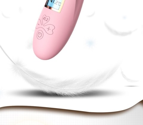 Wibrator silikonowy Lyla podgrzewany z językami różowy USB