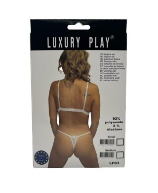 Komplet bielizny Luxury Play biały M