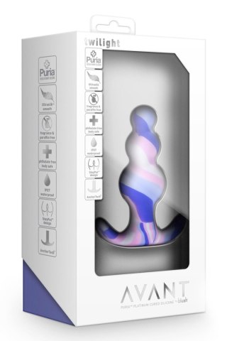 Korek analny silikonowy Blush Avant Twilight Blue