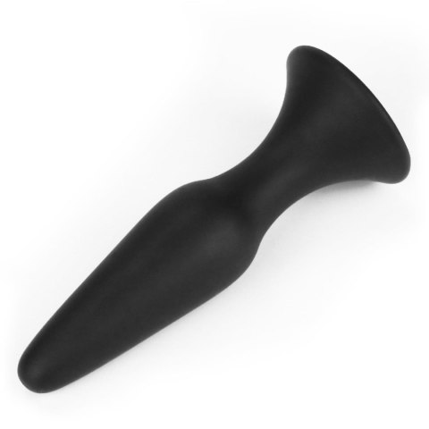 Korek analny silikonowy Lure Me Lovetoy czarny 11,5 cm