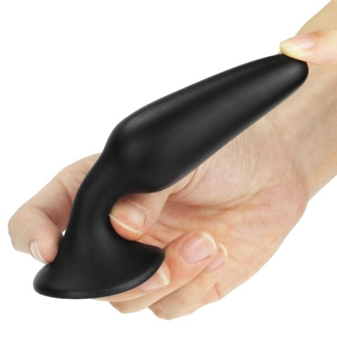 Korek analny silikonowy Lure Me Lovetoy czarny 11,5 cm