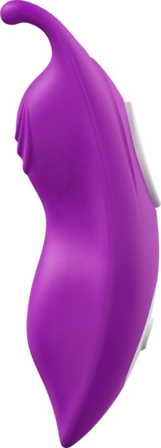 Stymulator łechtaczki do majtek Joy fioletowy z pilotem USB