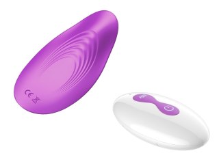 Wibrator mini silikonowy B Series Cute fioletowy USB