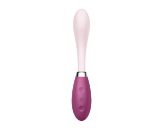 Wibrator punktu G Satisfyer Flex 3 czerwony silikonowy USB 19 5 cm