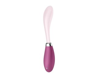 Wibrator punktu G Satisfyer Flex 3 czerwony silikonowy USB 19 5 cm