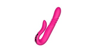 Wibrator punktu G z pchnięciem B Series Cute czerwony USB