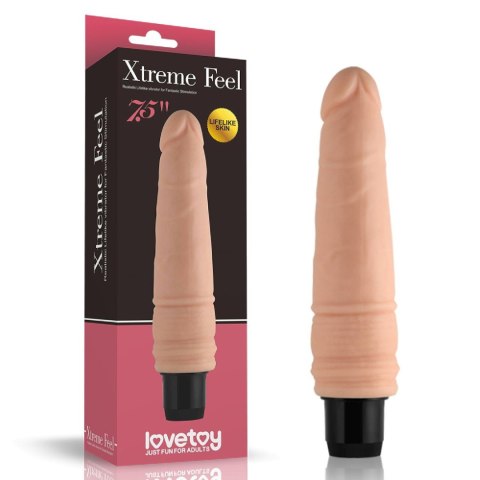 Wibrator realistyczny cyberskóra Lovetoy 20 cm wodoodporny