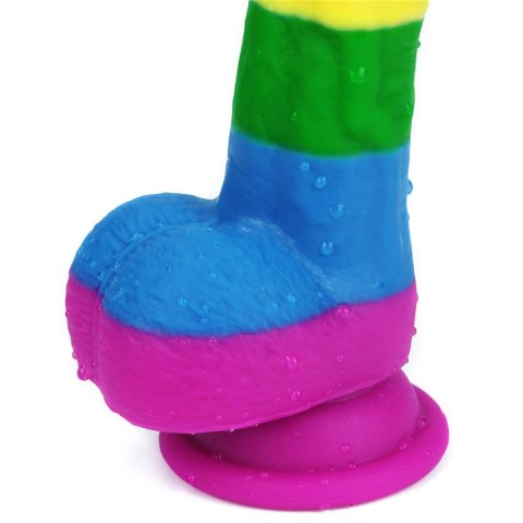 Dildo realistyczne Prider Lovetoy platynowy silikon 20,5 cm