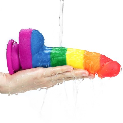 Dildo realistyczne Prider Lovetoy platynowy silikon 20,5 cm