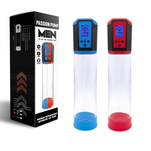 Elektryczna pompka próżniowa Passion Pump premium ładowalna LCD