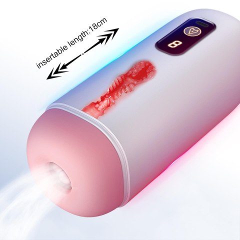 Masturbator waginalny z 8 wibracjami USB B Series Fox