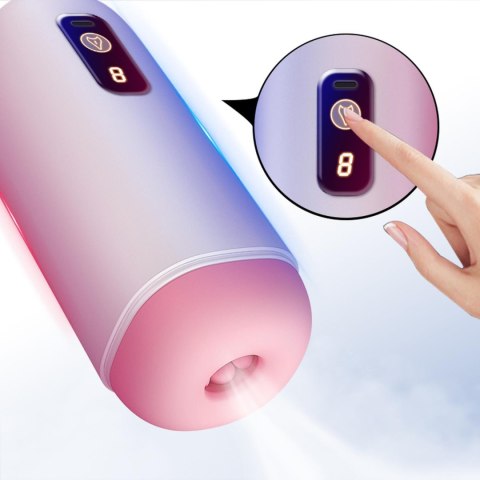Masturbator waginalny z 8 wibracjami USB B Series Fox