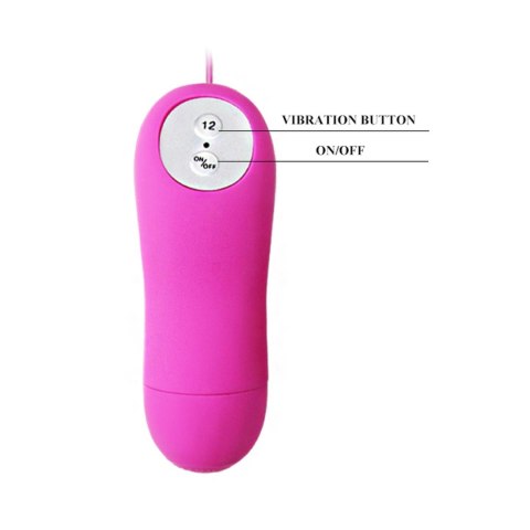 Mini króliczek wibrator Baile Cute Secret 12 funkcji