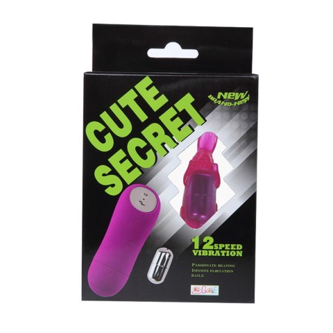 Mini króliczek wibrator Baile Cute Secret 12 funkcji